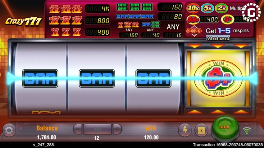 Crazy 777 - Base Game