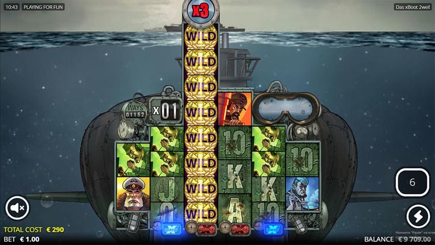 Wild expanded during bonus event