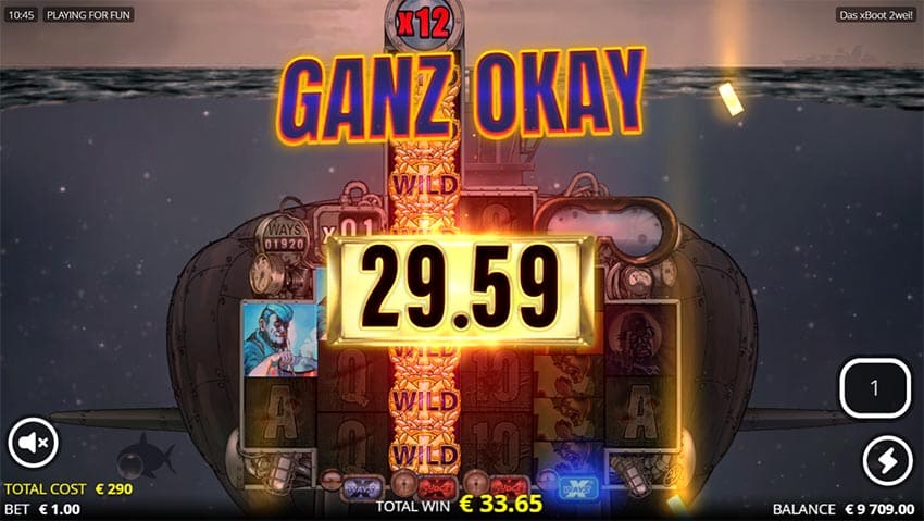 Battle of the Atlantic Spins: both features active simultaneously