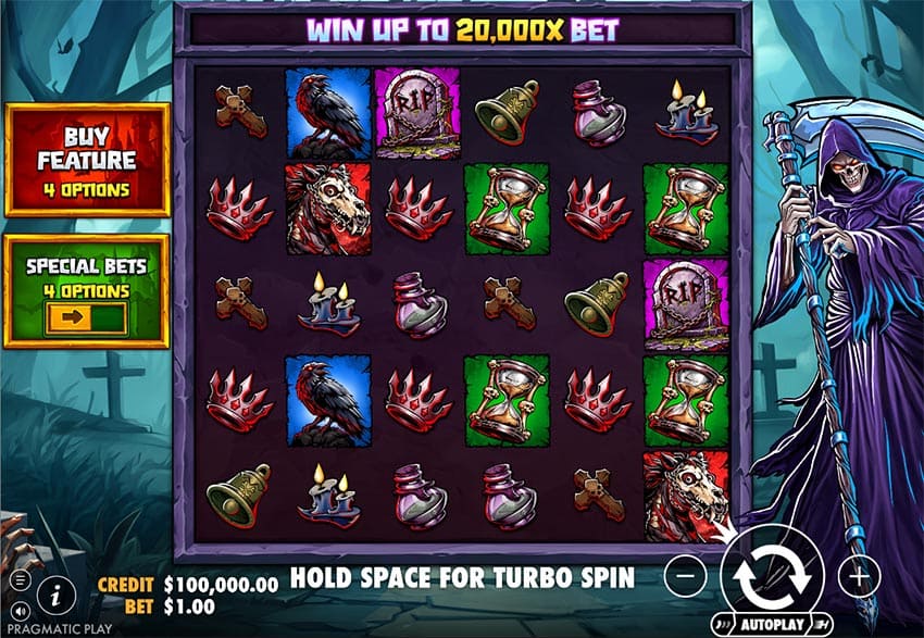 The Death Dominion Slot Base Game