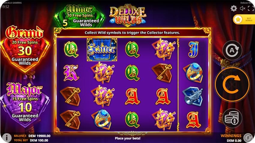 Deluxe Wilds Slot - Base Game