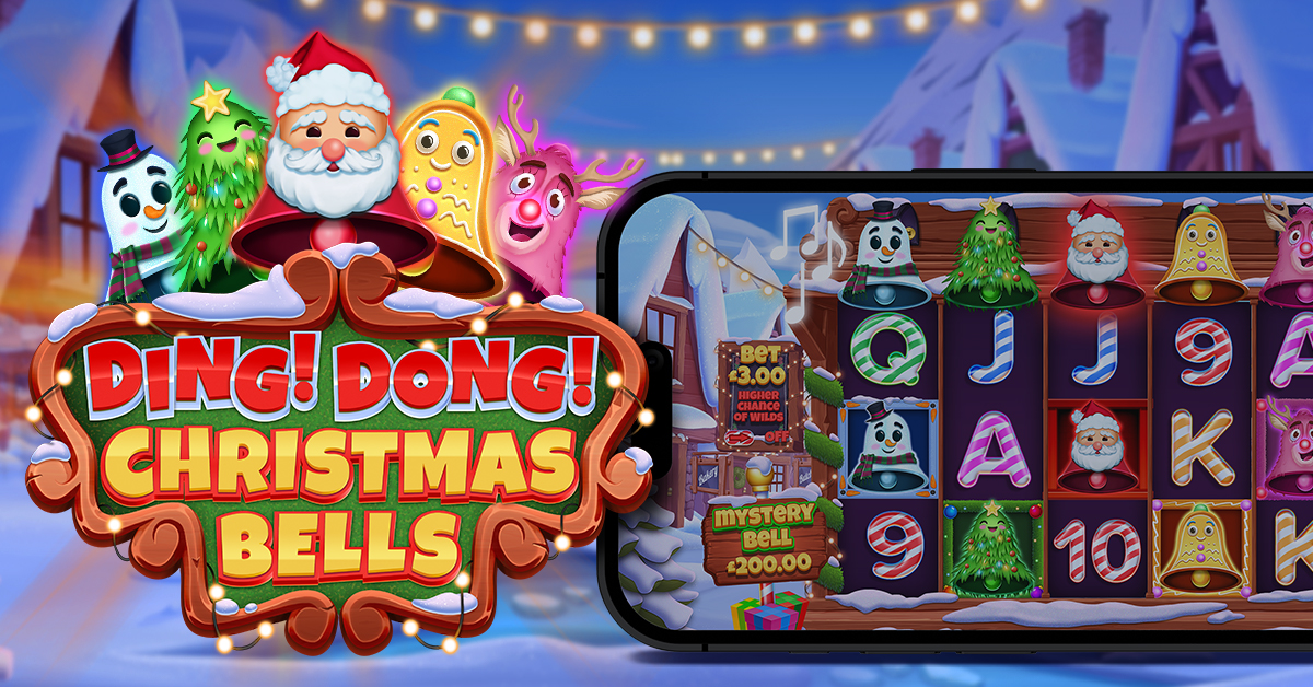 Banner Ding Dong Christmas Bells
