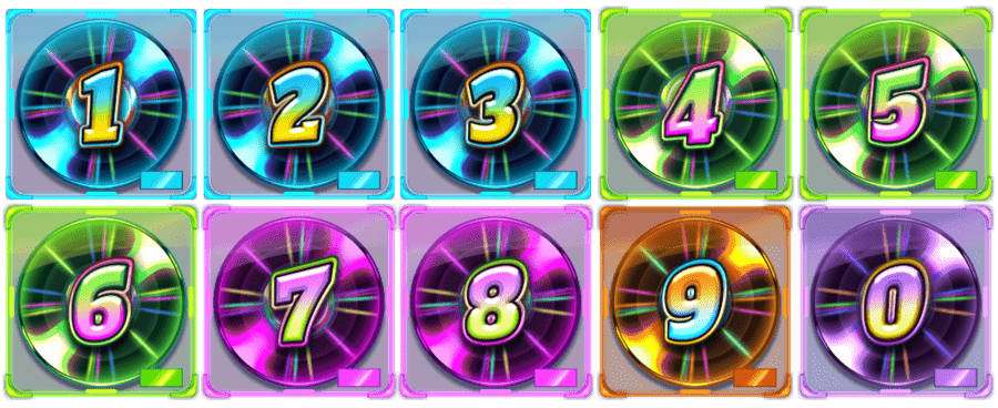 DJ Cat Slot - CD Symbols
