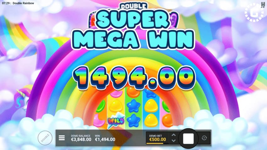 Double Rainbow - Big Win