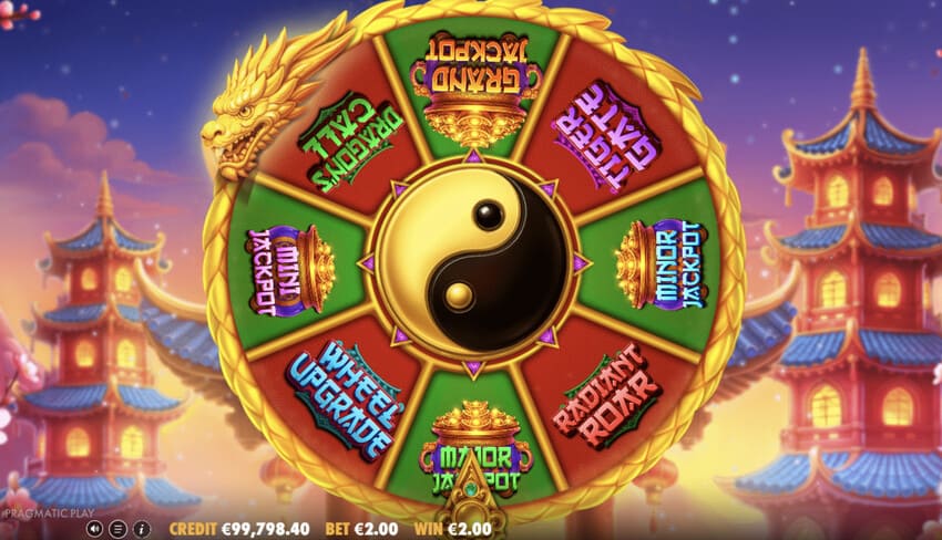 Dragon Tiger Fortunes - Wheel Bonus