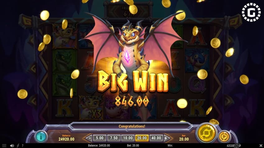 Dragonfate's Favor - Big Win