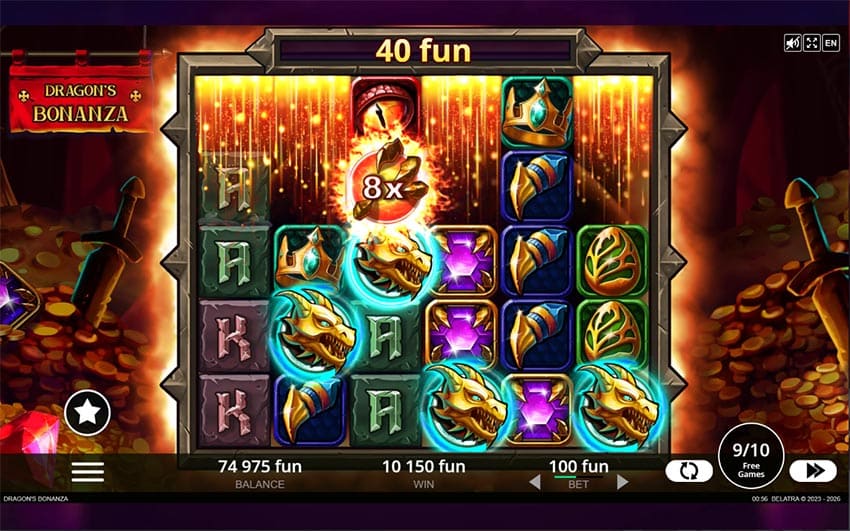 Dragon's Bonanza - Free Spins Bonus