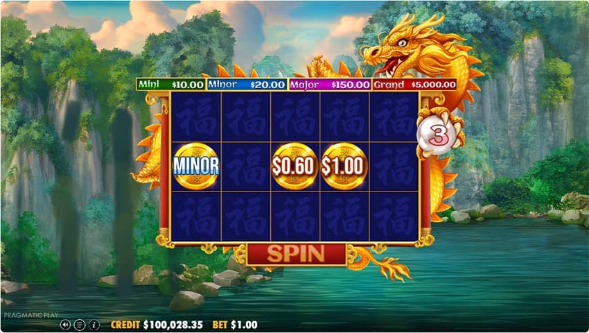 Dragon&rsquo;s Gate Bonus Choice - Respins Bonus Round