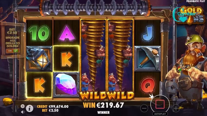 Drill That Gold - Free Spins