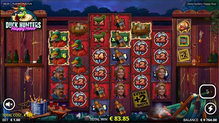 Full Bonus Buy menu - costs range from 2x to 3,000x the base bet