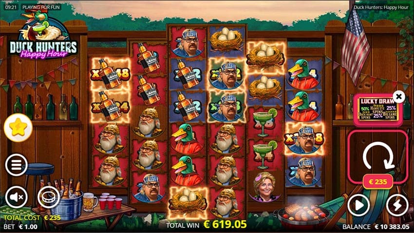 Lucky Draw option enabled