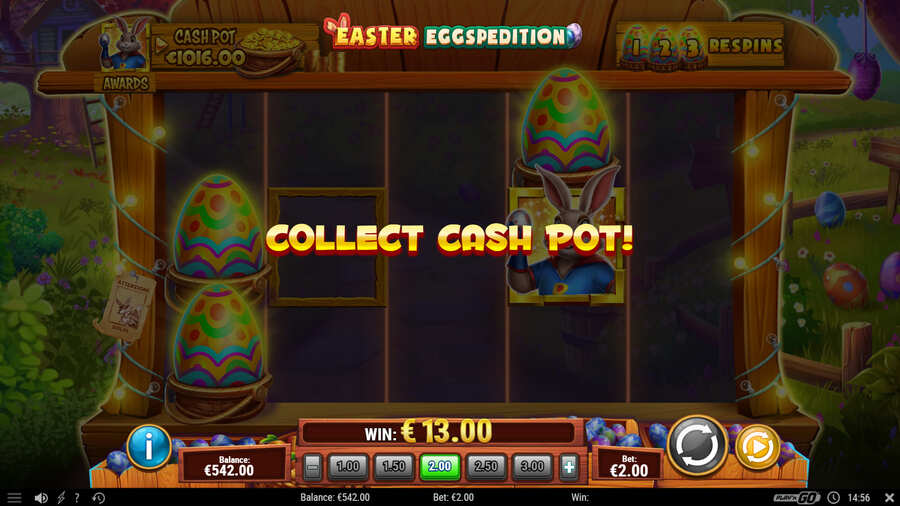 Slot Easter Eggspedition - Cash Pot Feature