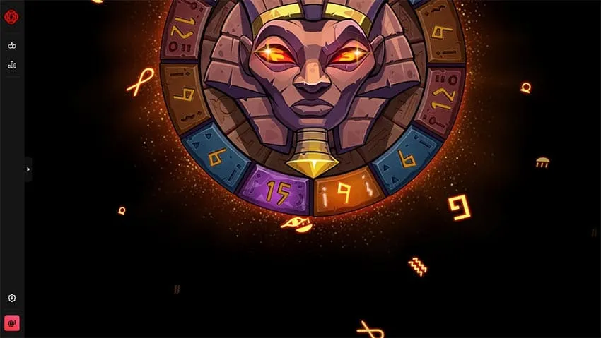 Bonus wheel before free spins in the Egypt Apocalypto