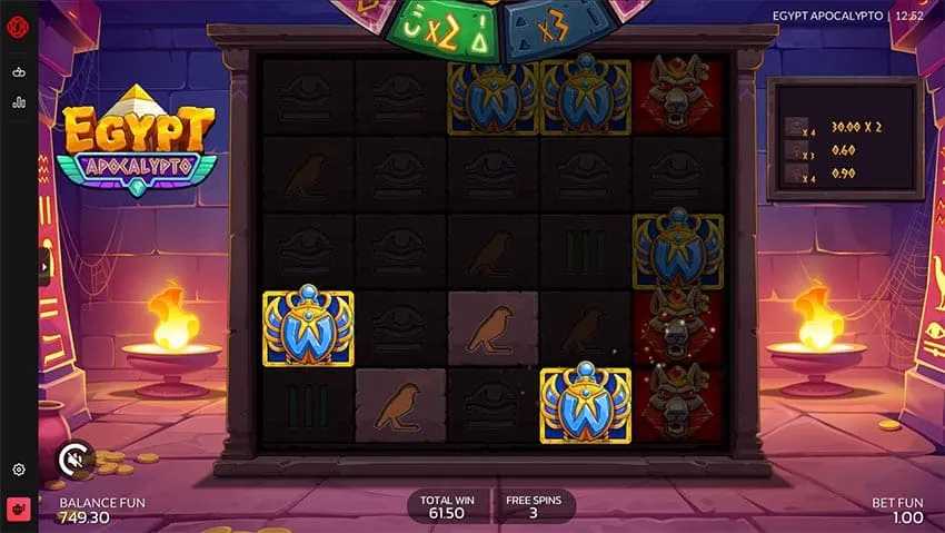 The Ra Wheel multiplies the full spin total, tumbles included.