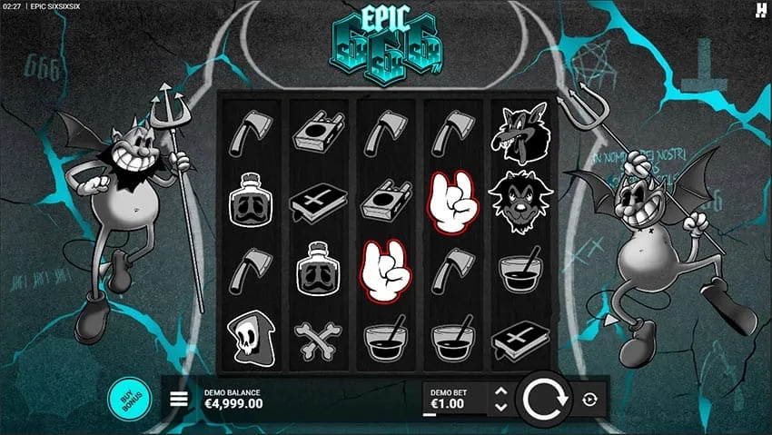 Epic SixSixSix Slot - Base Game