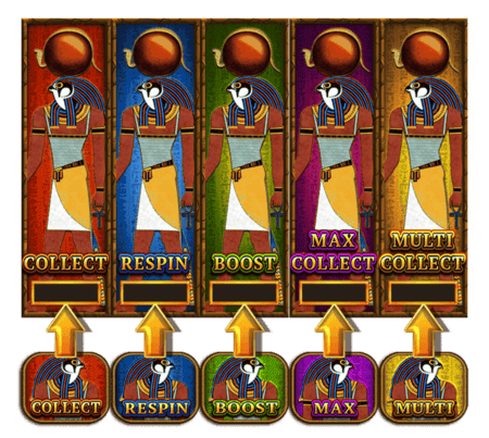 Eye of Horus Legacy of Gold Slot - Cash Collect Symbols