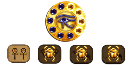 Eye of Horus Legacy of Gold Slot - Top Symbols Upgraded