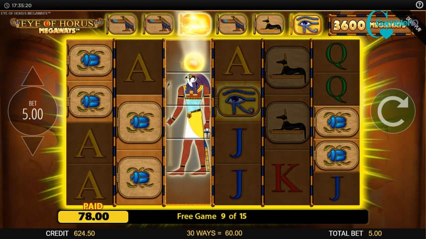 Eye of Horus Megaways™ - Free Spins