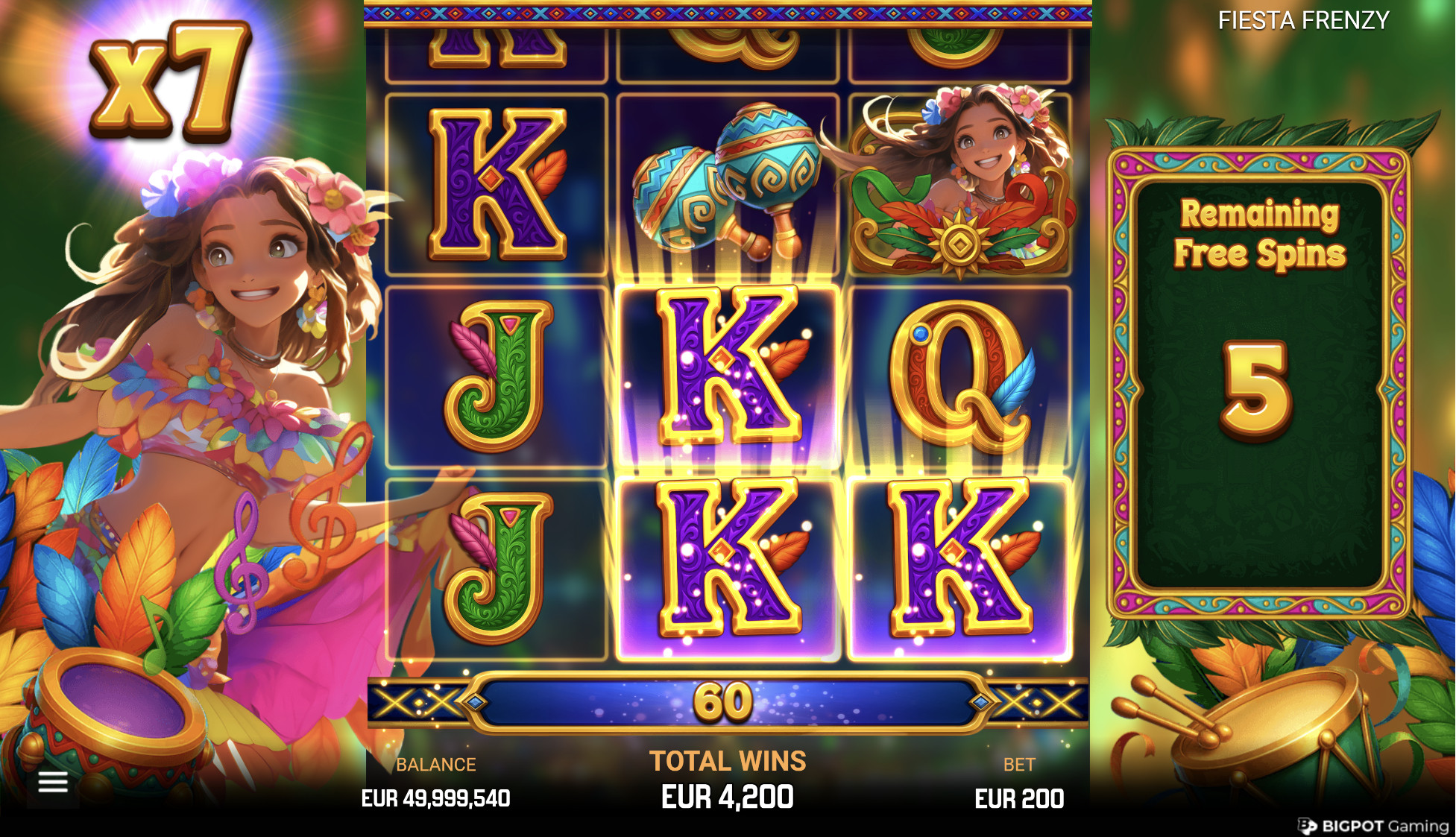 Fiesta Frenzy - Free Spins