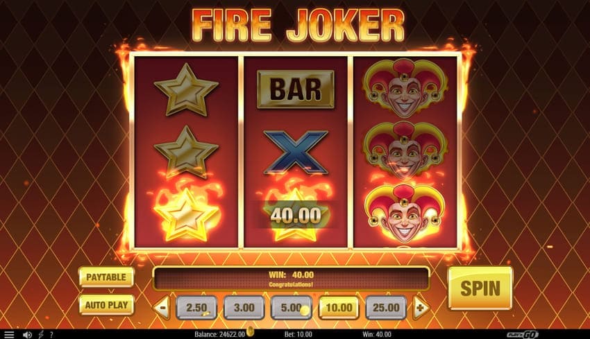 Win Re-Spin of Fire - Fire Joker Slot