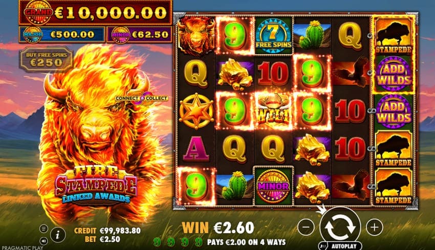 Base Game - Fire Stampede 2 Slot