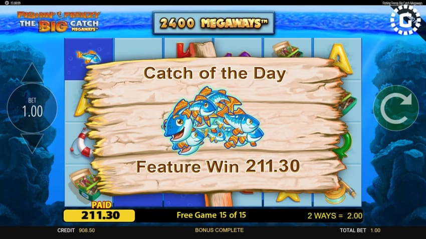 Fishin’ Frenzy The Big Catch Megaways - Big Win