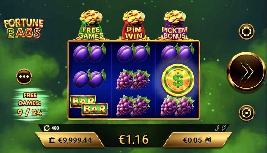 Fortune Bags - Free Spins