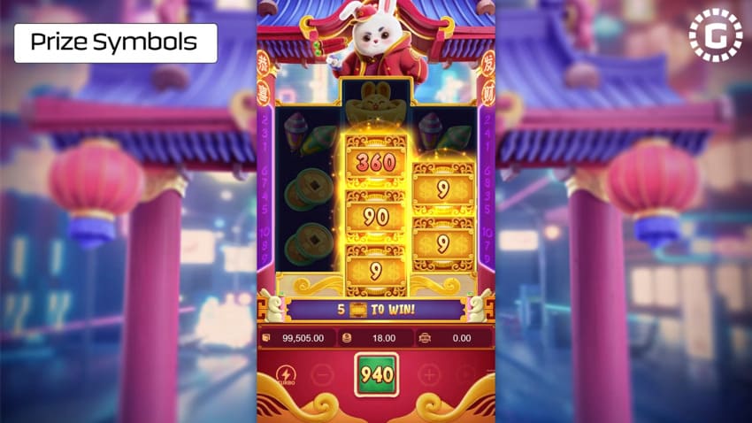 Fortune Rabbit - Prize feature