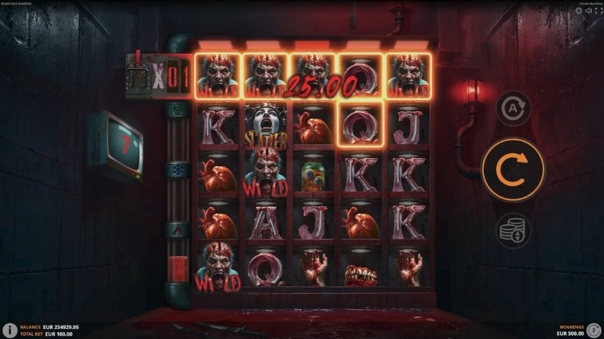 Freak Machine Slot - Free Spins Bonus Game