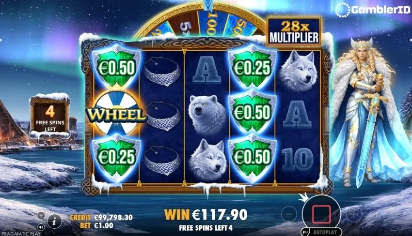 Super Free Spins in Freya 1000: Money symbols building toward the Global Multiplier