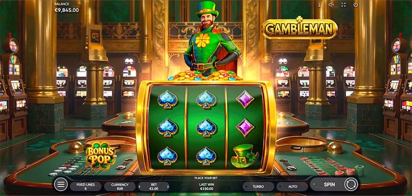 Gambleman Slot - Base Game