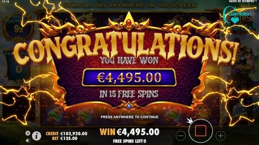 Gates of Gatot Kaca Slot - Total Win Free Spins