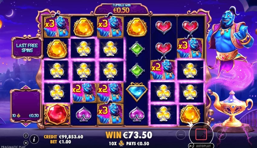 Free Spins Feature Screenshot