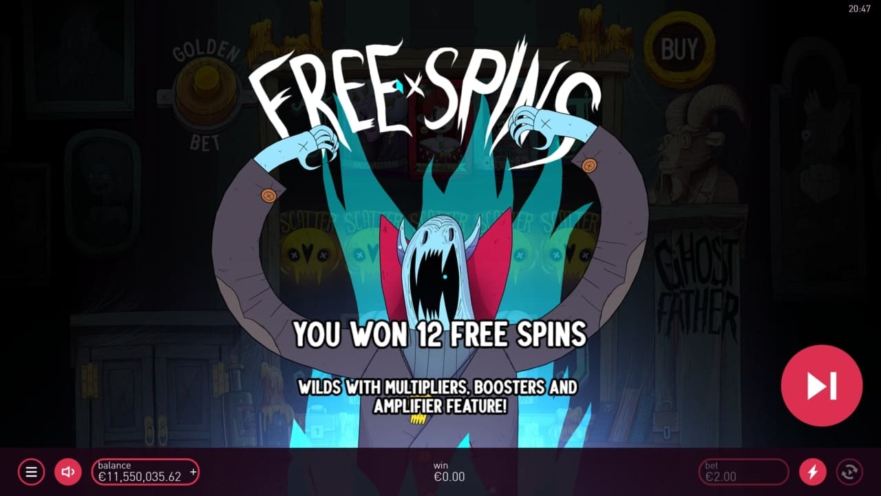 Ghost Father Slot - Free Spins Screenshot