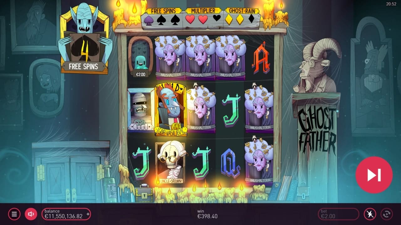 Ghost Father Slot - Ghost Symbols Screenshot