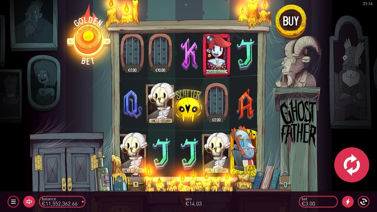 Ghost Father Slot - Golden Bet Feature