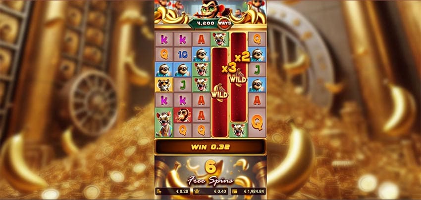 Going Bananas Inc Slot - Free Spins Bonus Round