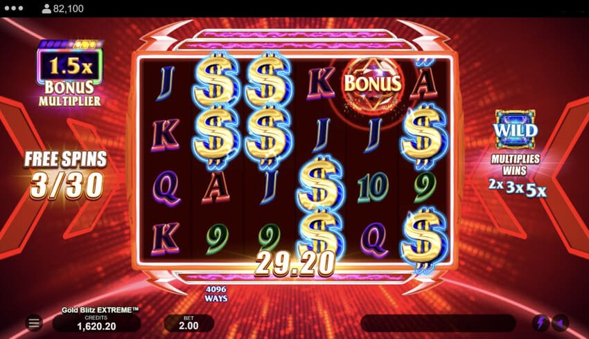 Gold Blitz Extreme - Free Spins