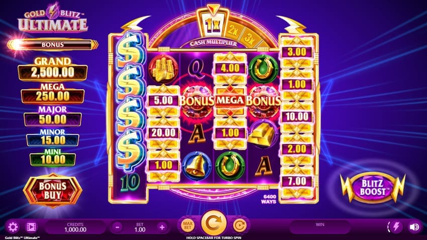 Base Game - Gold Blitz Ultimate Slot