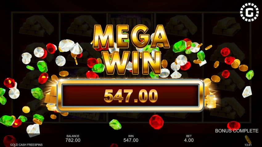 Gold Cash Free Spins - Big Win