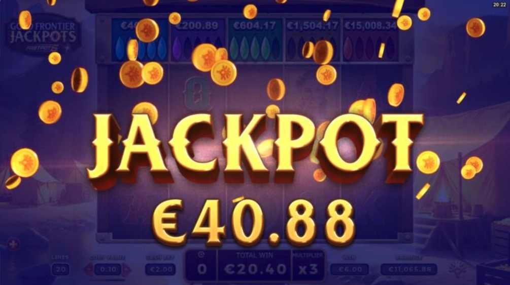 Gold Frontier Jackpots FastPot5 Slot - Jackpots