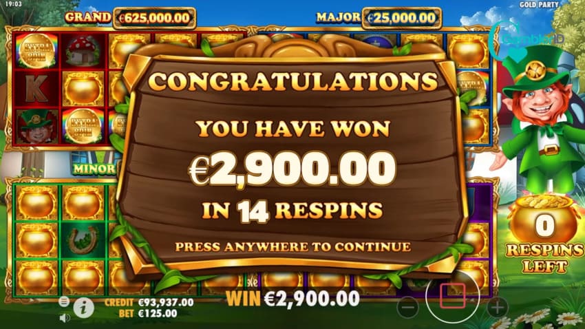 Gold Party - Big Win