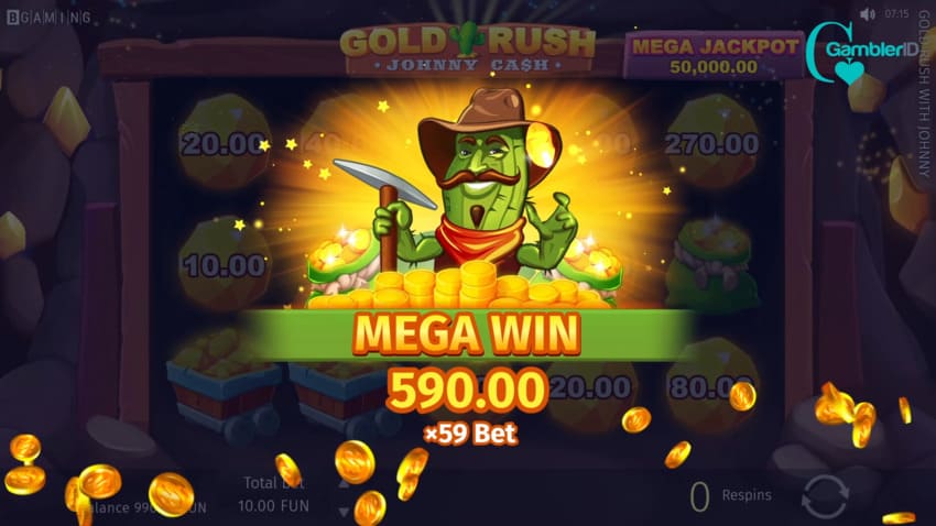 Gold Rush with Johnny Cash - Big Win