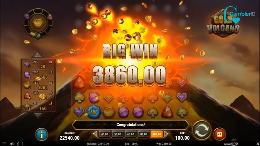 Gold Volcano - Big Win