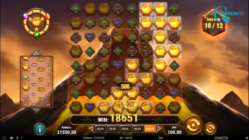 Gold Volcano - Free Spins 