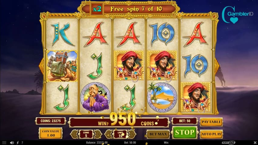 Golden Caravan - Free Spins
