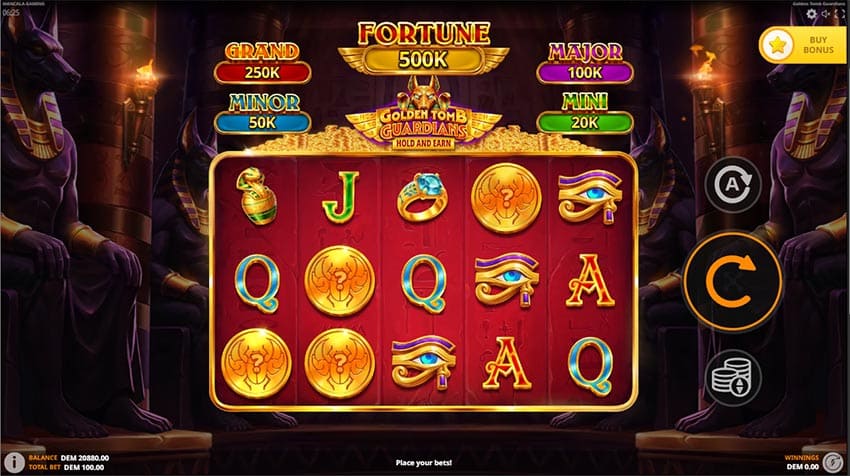 Golden Tomb Guardians Slot - Base Game