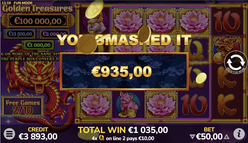 Golden Treasures - Big Win