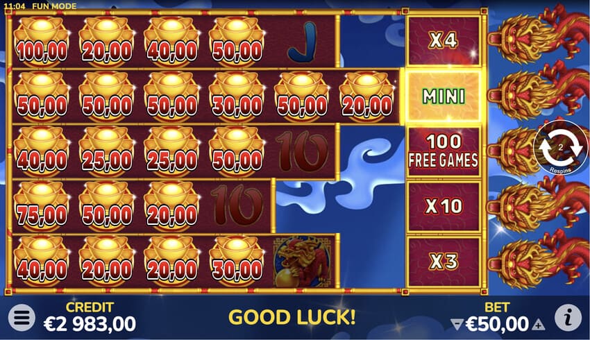 Golden Treasures - Respin Feature