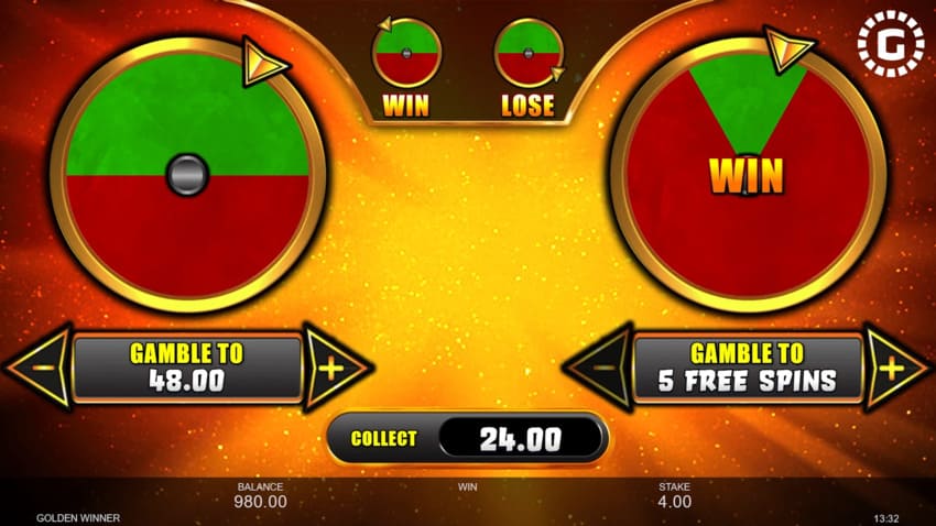 Golden Winner - Gamble Feature